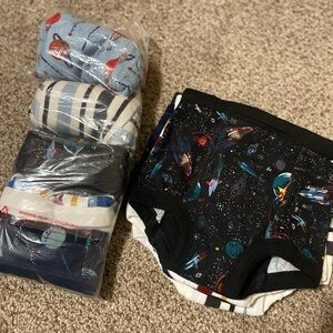 9 Hanna Andersson Space Adventure Kids Training Underwear NEW NEVER USED